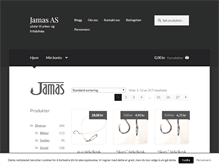 Tablet Screenshot of jamas.no